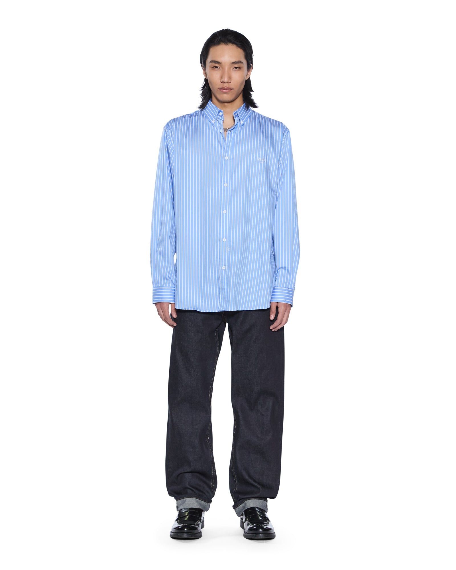 KADE LS SHIRT BLUE - Image 2