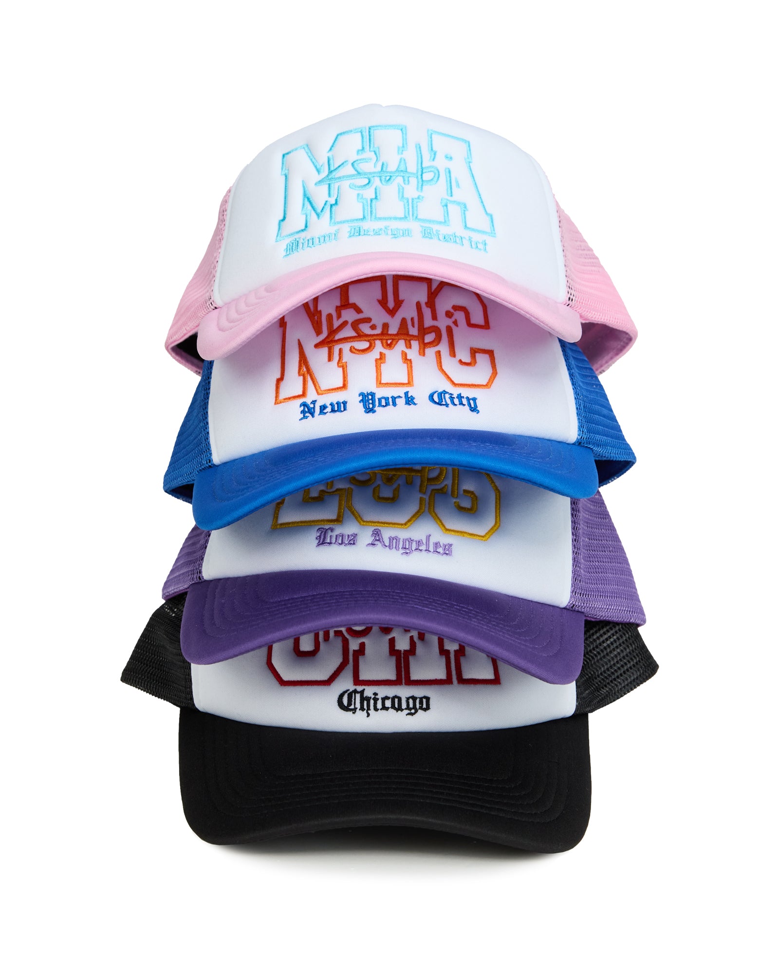 NYC AND THE STREETS TRUCKER CAP BLUE - Image 4