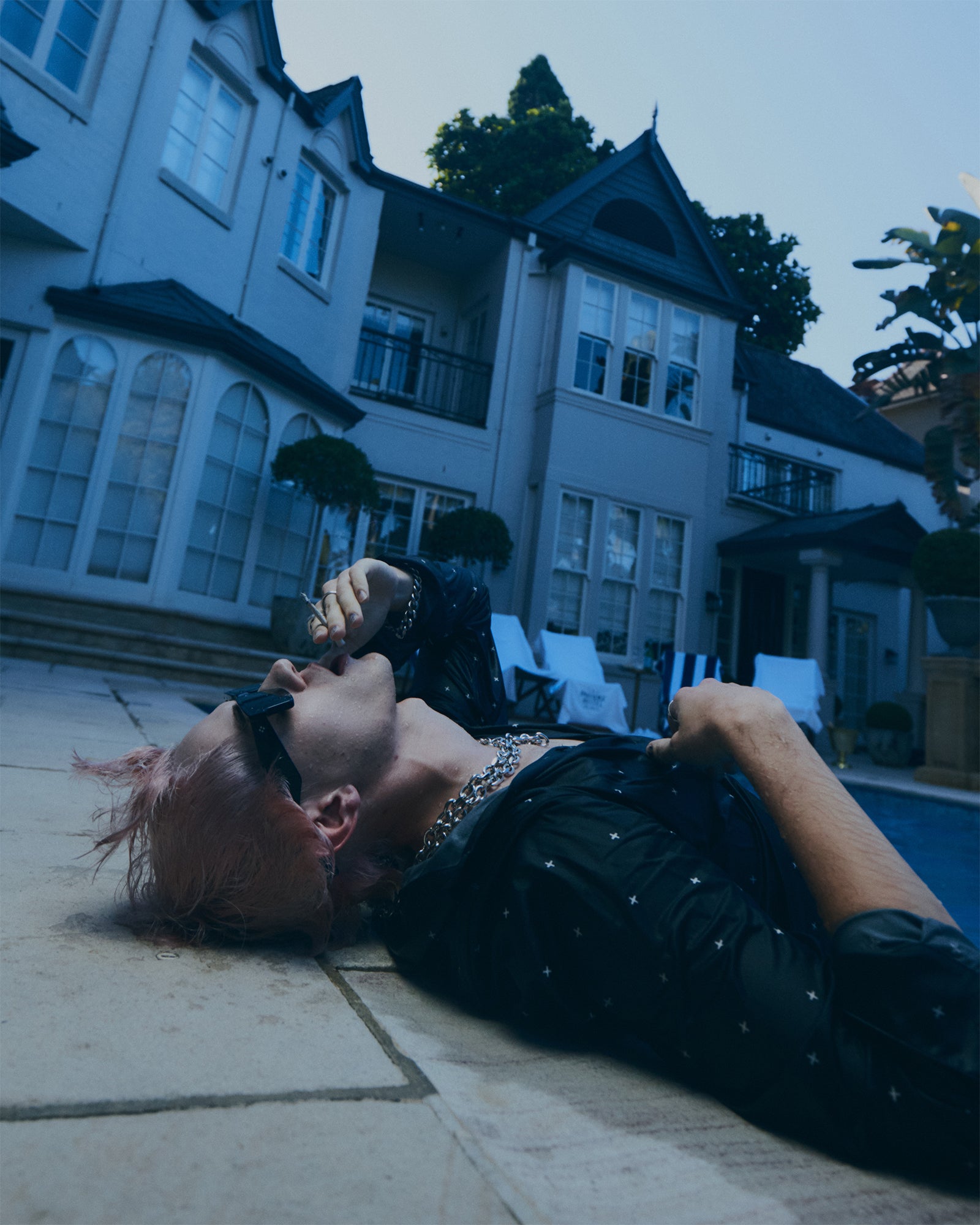 POLKA PLUS LS SHIRT BLACK - Image 2