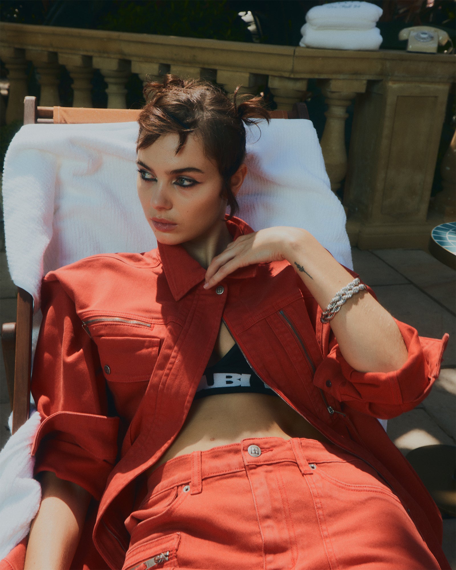 DOWNTOWN JACKET BIKER ROASTED - Image 2