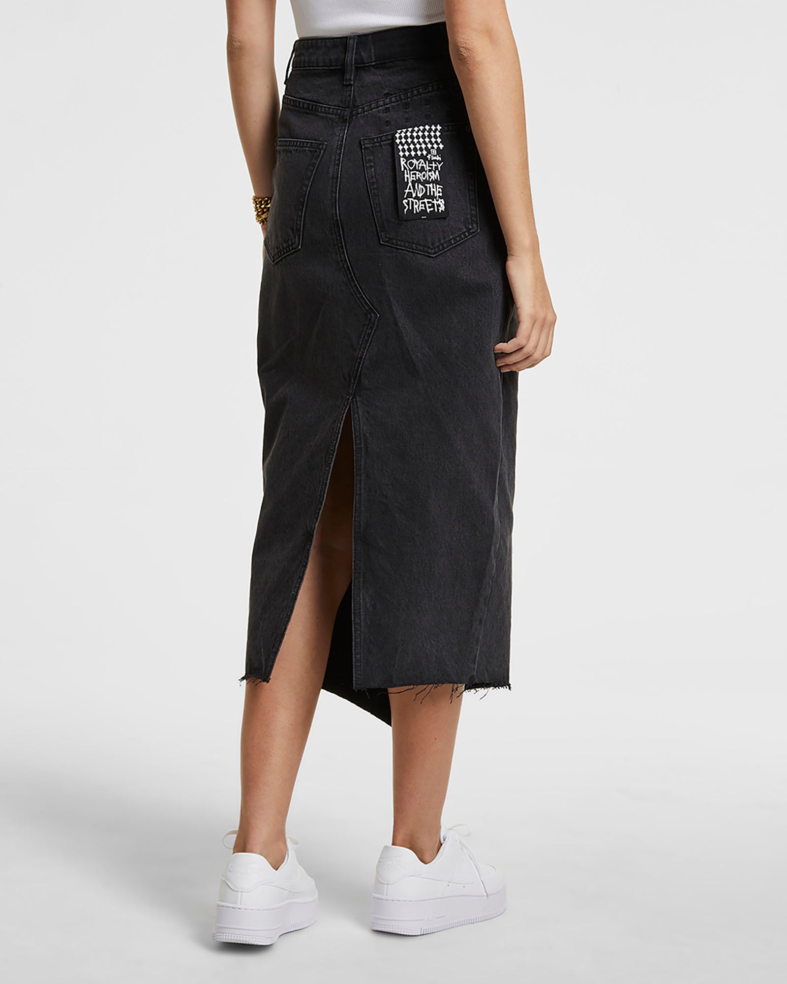 JAGGED SKIRT DOWNTOWN BLACK - Image 4