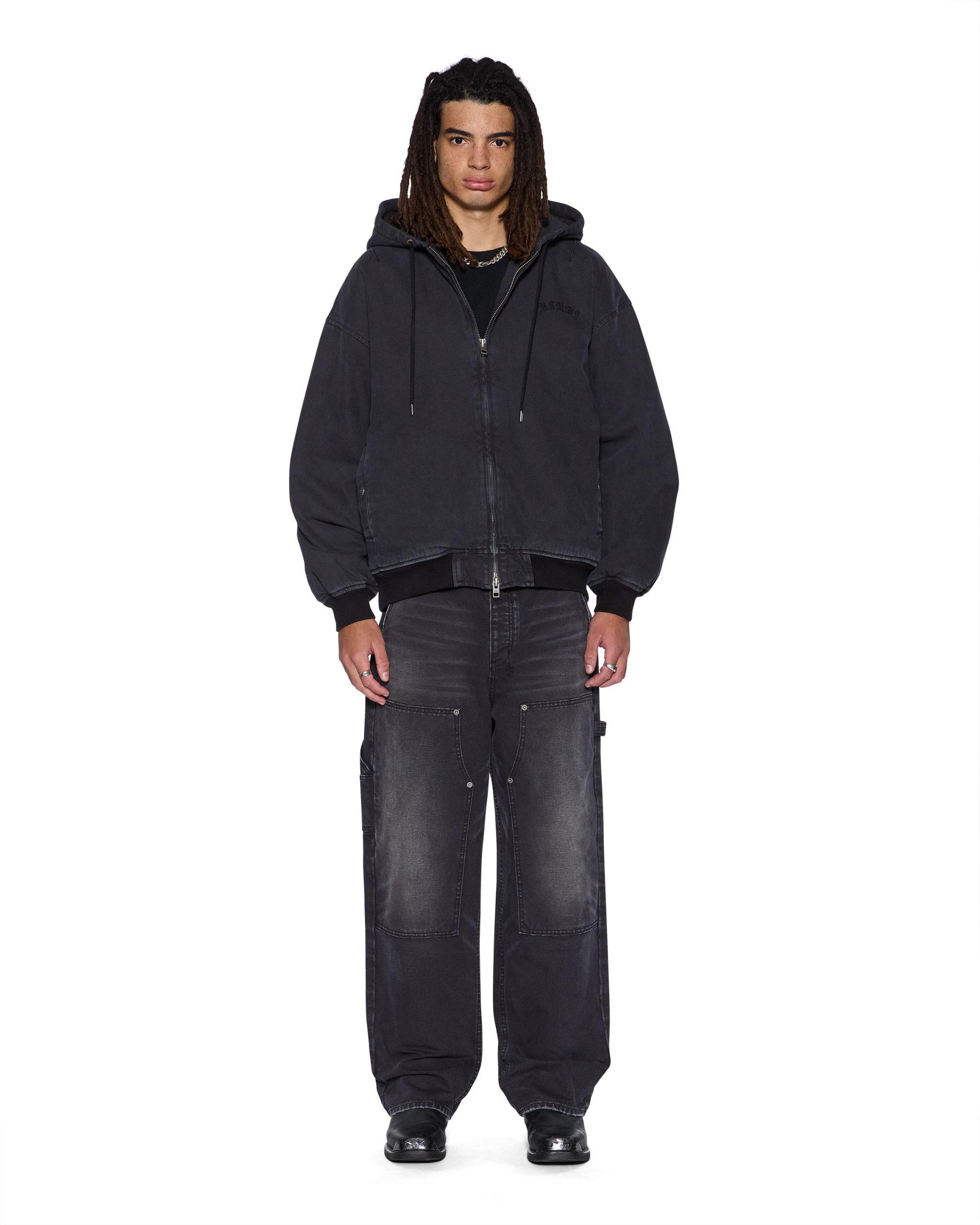 BOMBER JACKET STUD BLACK - Image 5