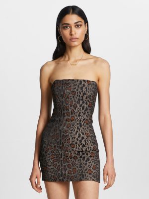 THREE AM DRESS LEOPARD