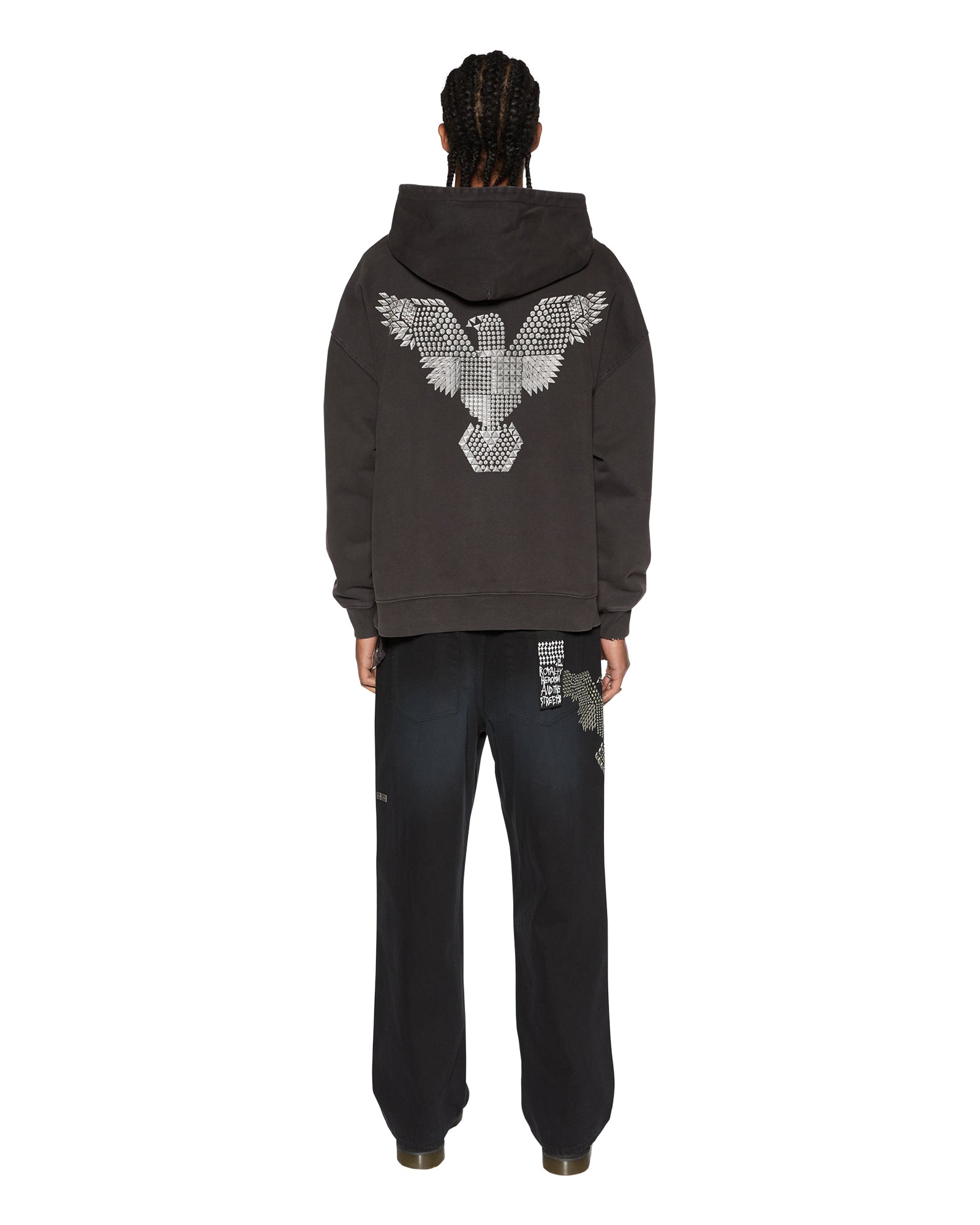 EAGLE EKCESS HOODIE FADED BLACK - Image 4