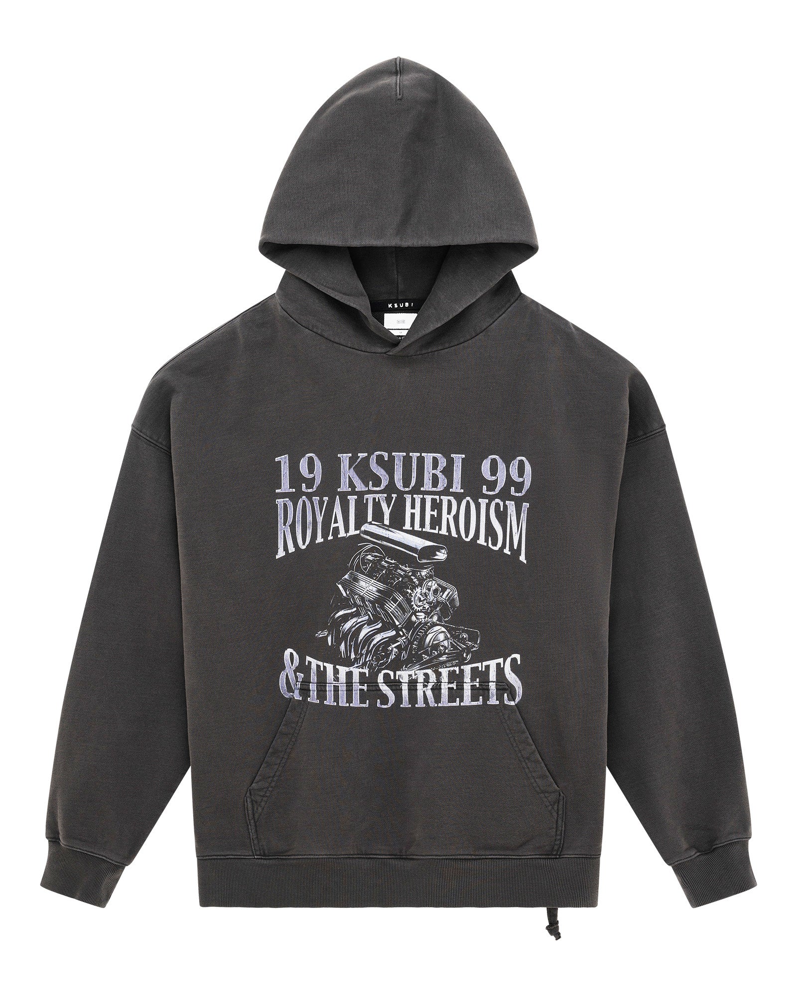 ENGINE EKCESS HOODIE FADED BLACK - Image 4