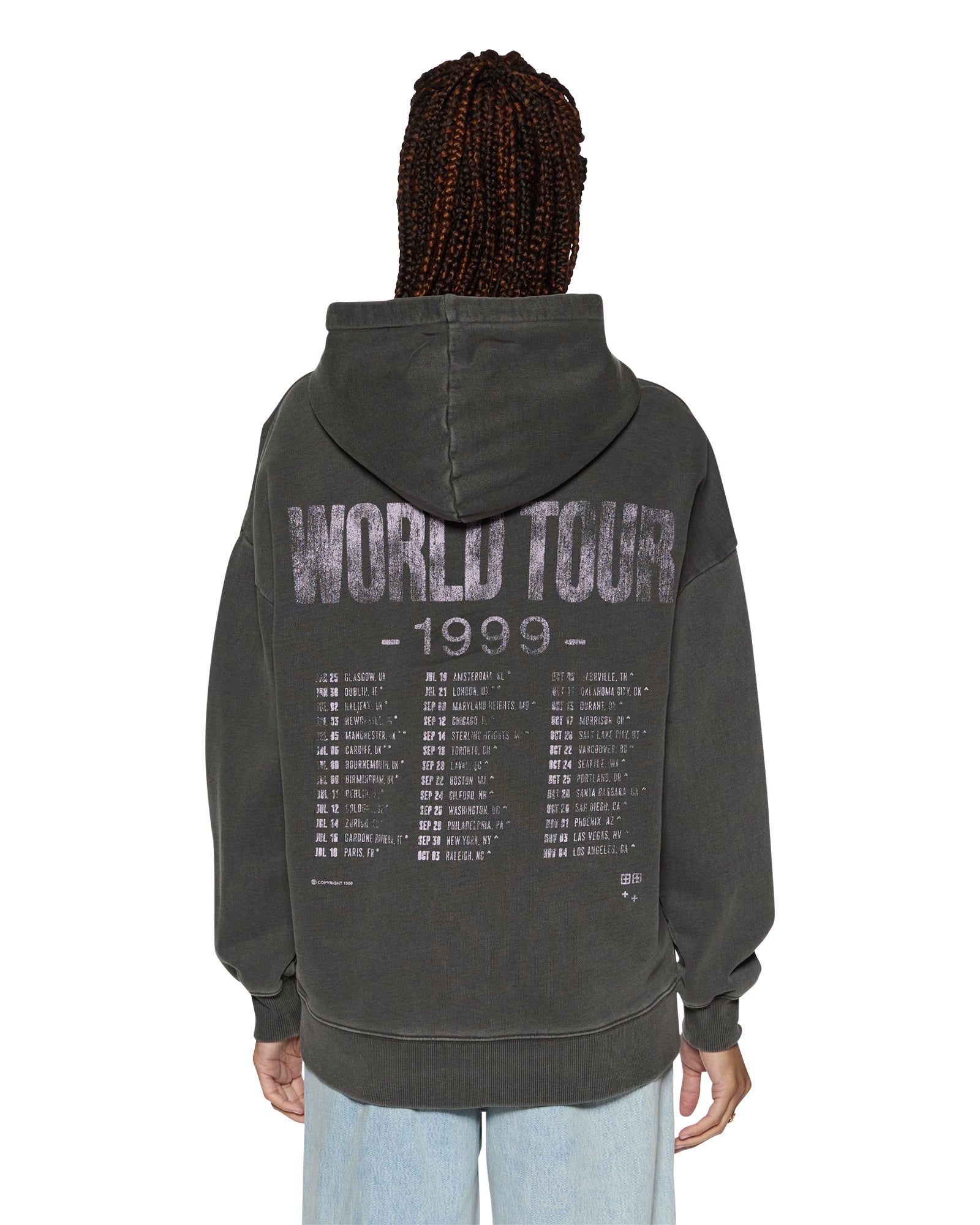 WORLD TOUR OH G HOODIE CHARCOAL - Image 2