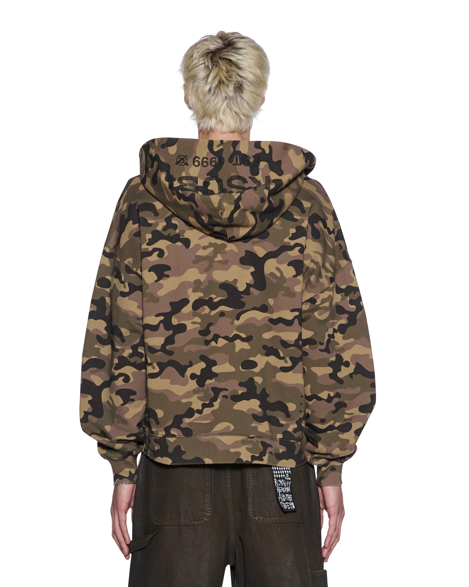 ZIP THRU HALEN HOODIE CAMO - Image 4