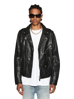CAPITOL LEATHER JACKET BLACK