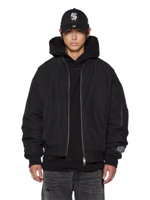 INTRUDER BOMBER JACKET BLACK