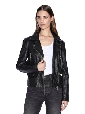 AMPLIFY LEATHER JACKET BLACK