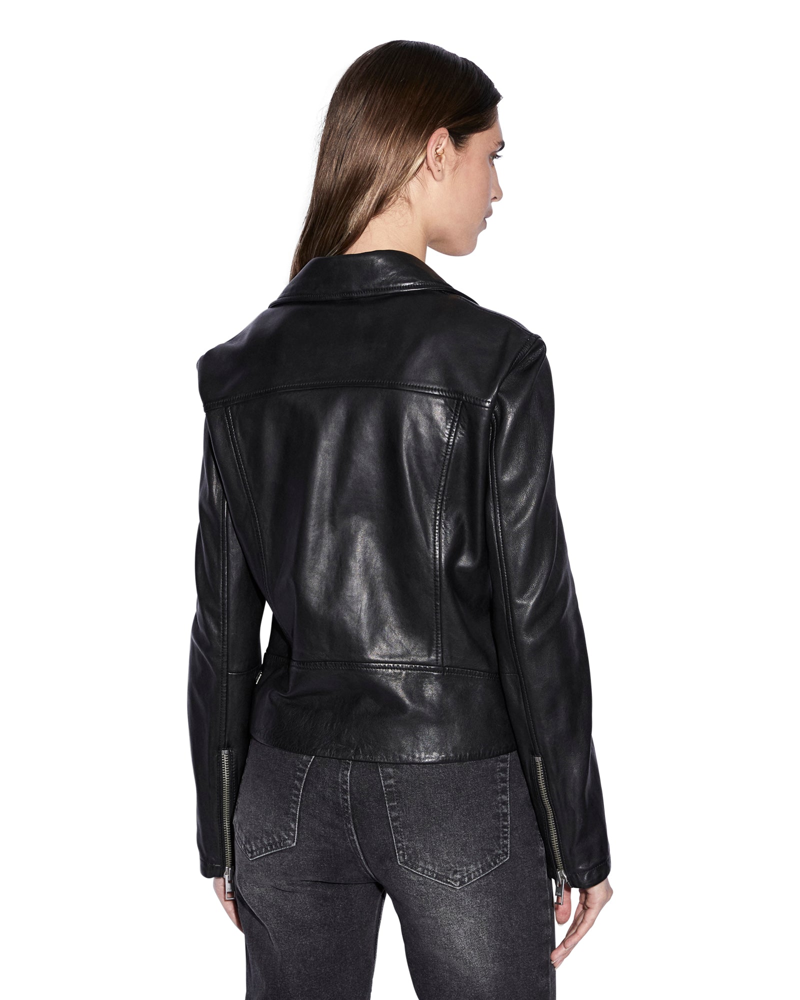 AMPLIFY LEATHER JACKET BLACK - Image 4