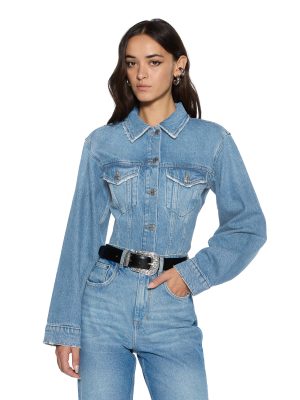CINCHED JACKET CROP TRU VINTAGE