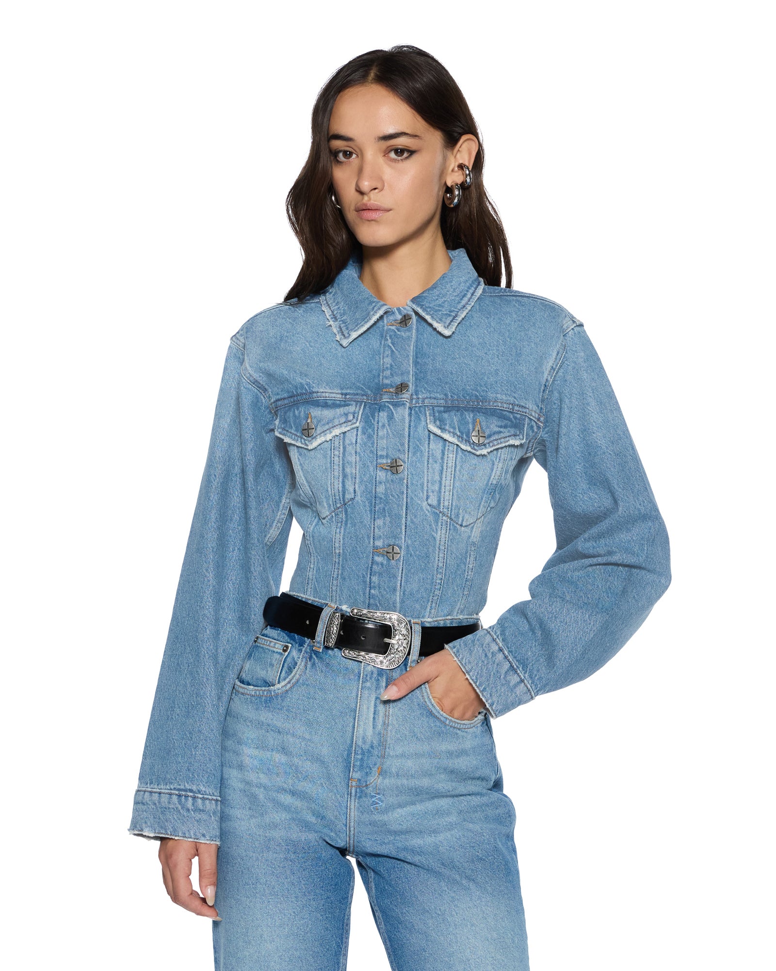 CINCHED JACKET CROP TRU VINTAGE