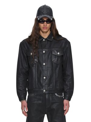 KSUBI X ALICE HOLLYWOOD OH G JACKET BLACK WAX