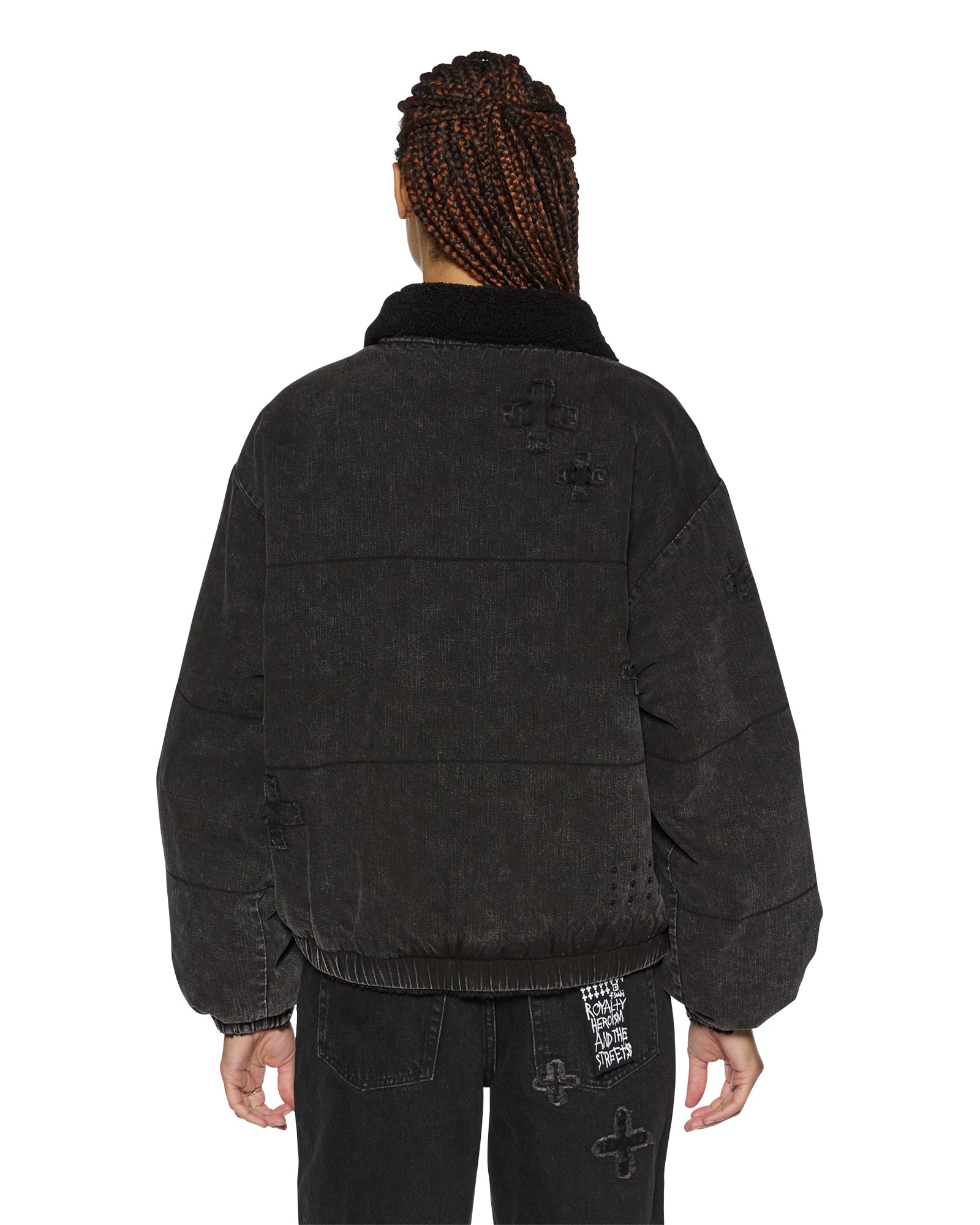 REVERSIBLE PUFFER JACKET NOIR KRAFTWERK/BLACK - Image 7