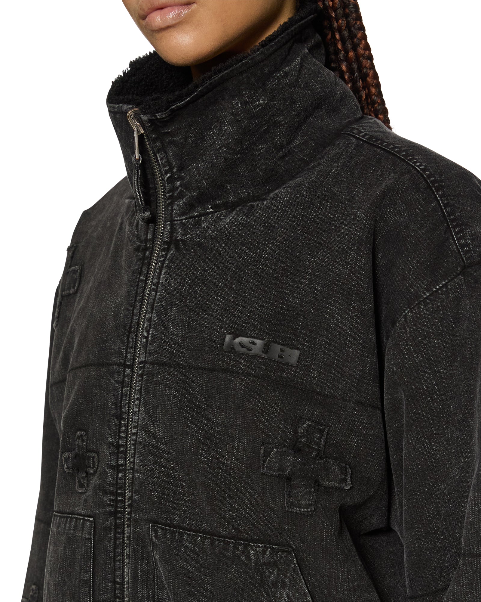 REVERSIBLE PUFFER JACKET NOIR KRAFTWERK/BLACK - Image 3