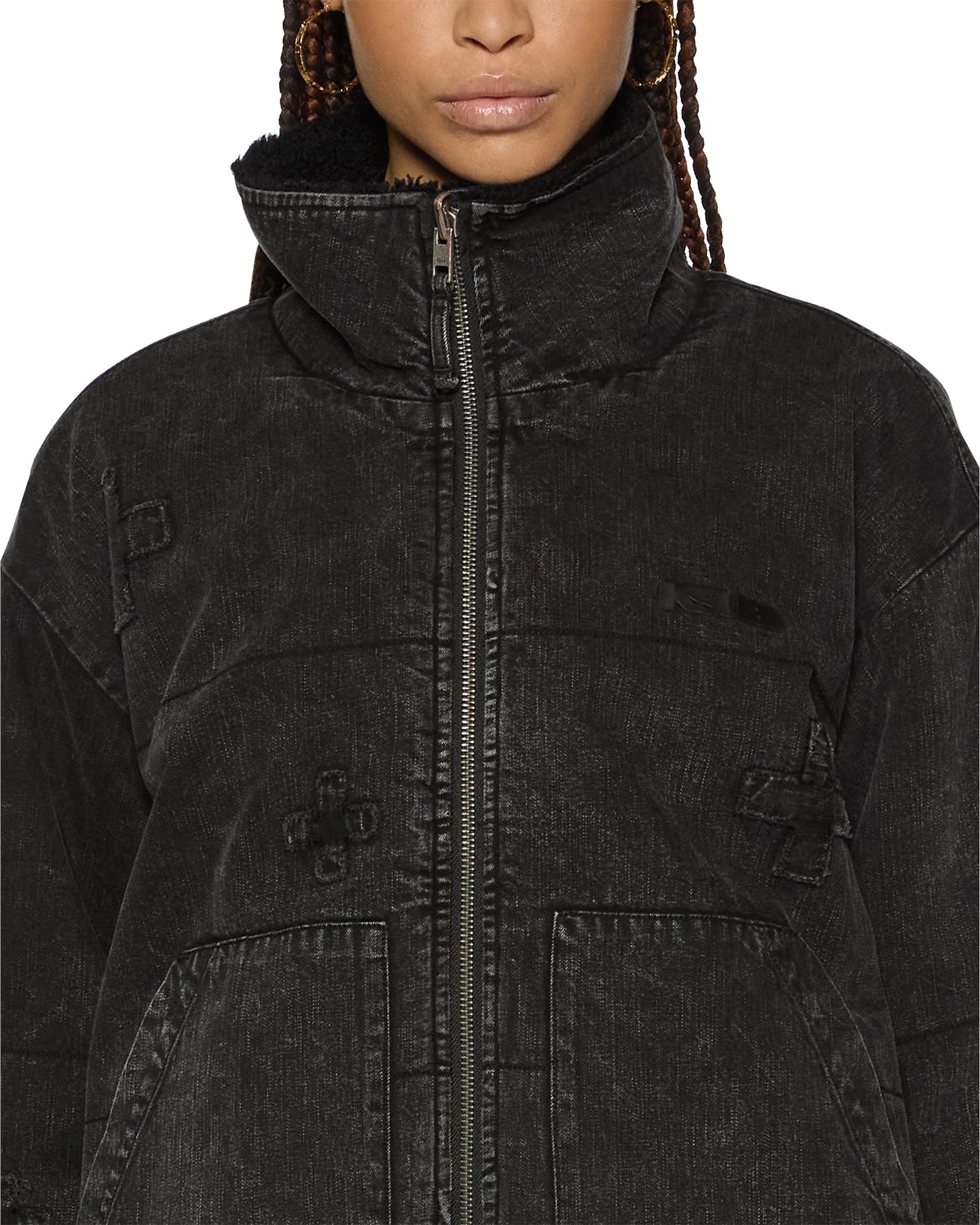 REVERSIBLE PUFFER JACKET NOIR KRAFTWERK/BLACK - Image 6