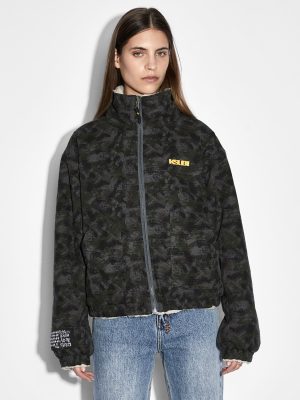 REVERSIBLE PUFFER JACKET CAMO / ECRU