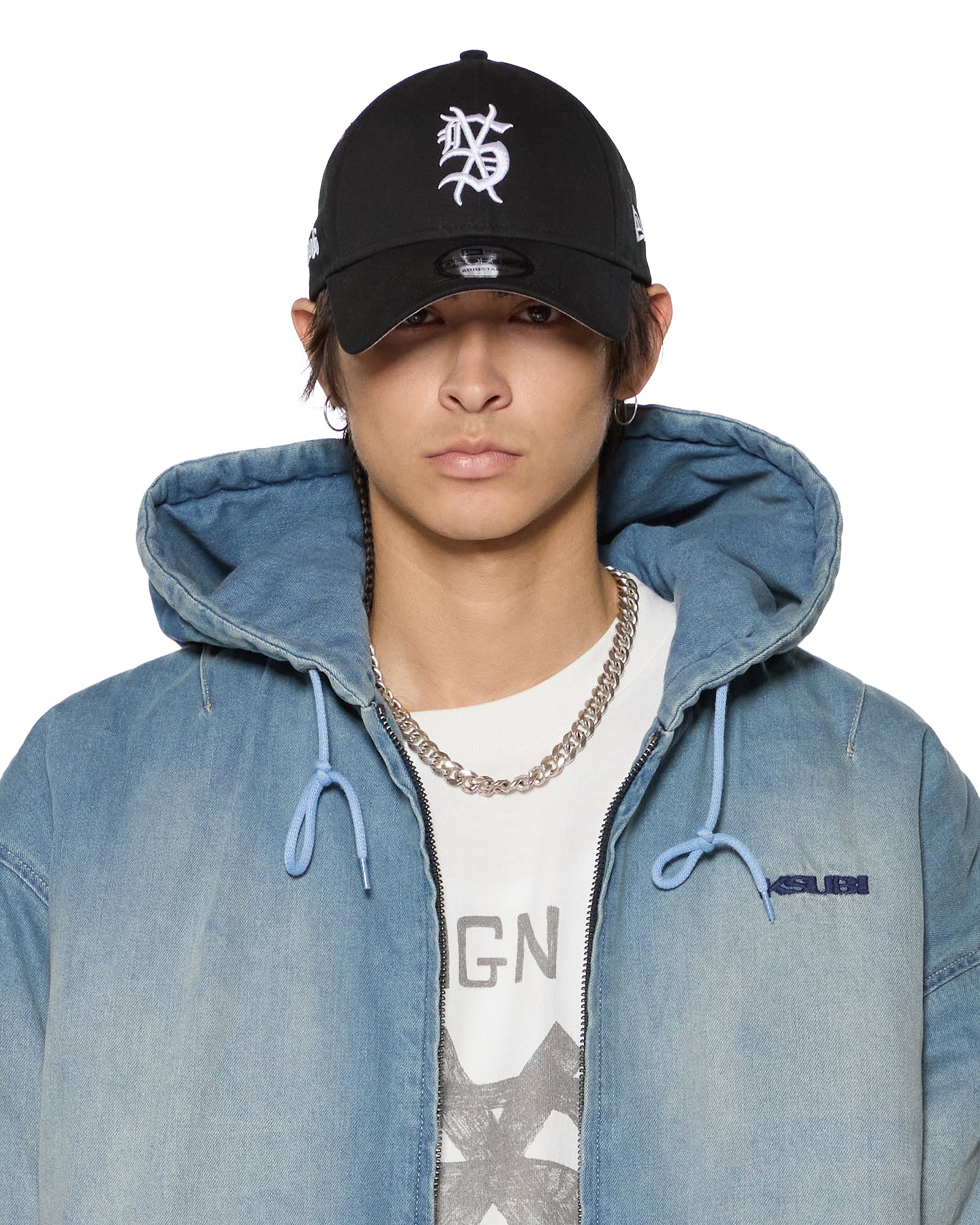 SLOUCH BOMBER JACKET FADED INDIGO - Image 3