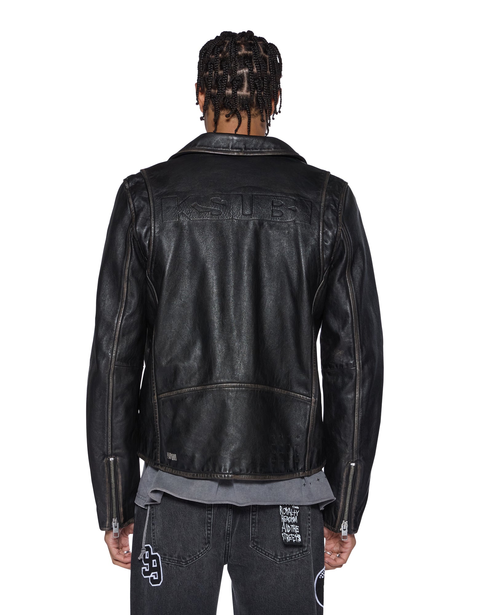 SOTT CAPITOL LEATHER JACKET BLACK - Image 2