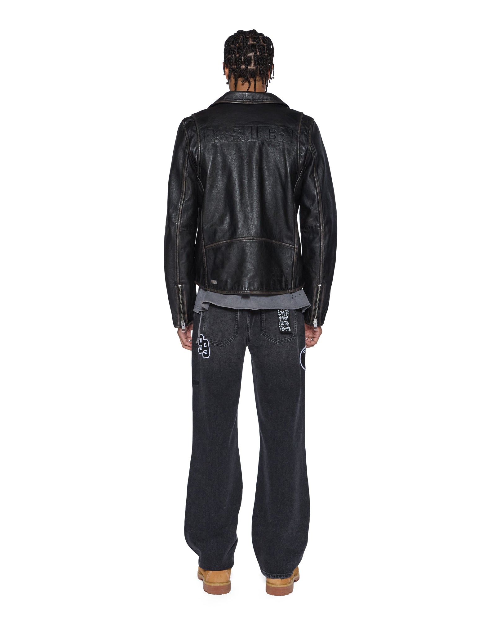 SOTT CAPITOL LEATHER JACKET BLACK - Image 4