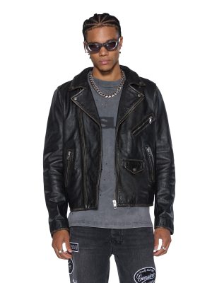 SOTT CAPITOL LEATHER JACKET BLACK