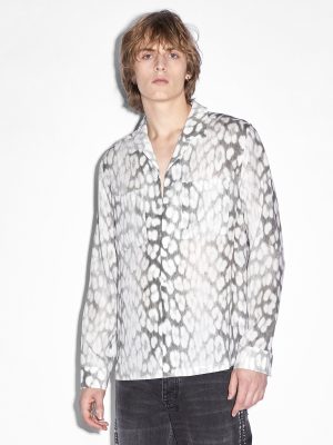 LEO PORTAL RESORT LS SHIRT GREY