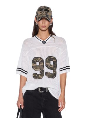 DERBY BOYFRIEND SS JERSEY CAMO SHELL