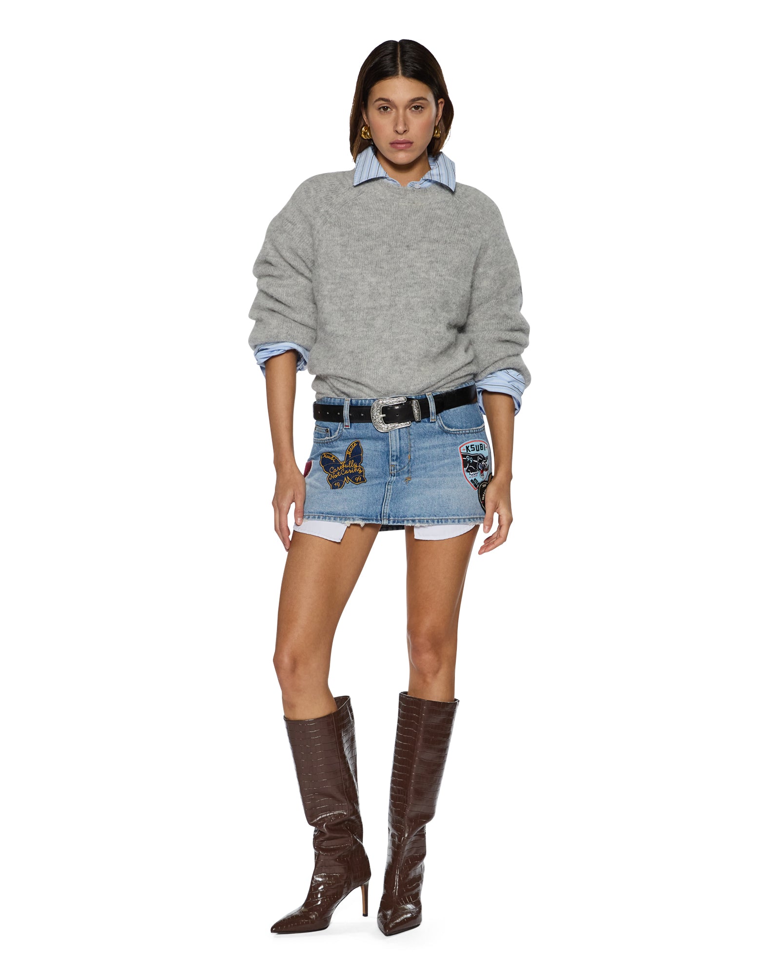 COSY KNIT LIGHT GREY - Image 4