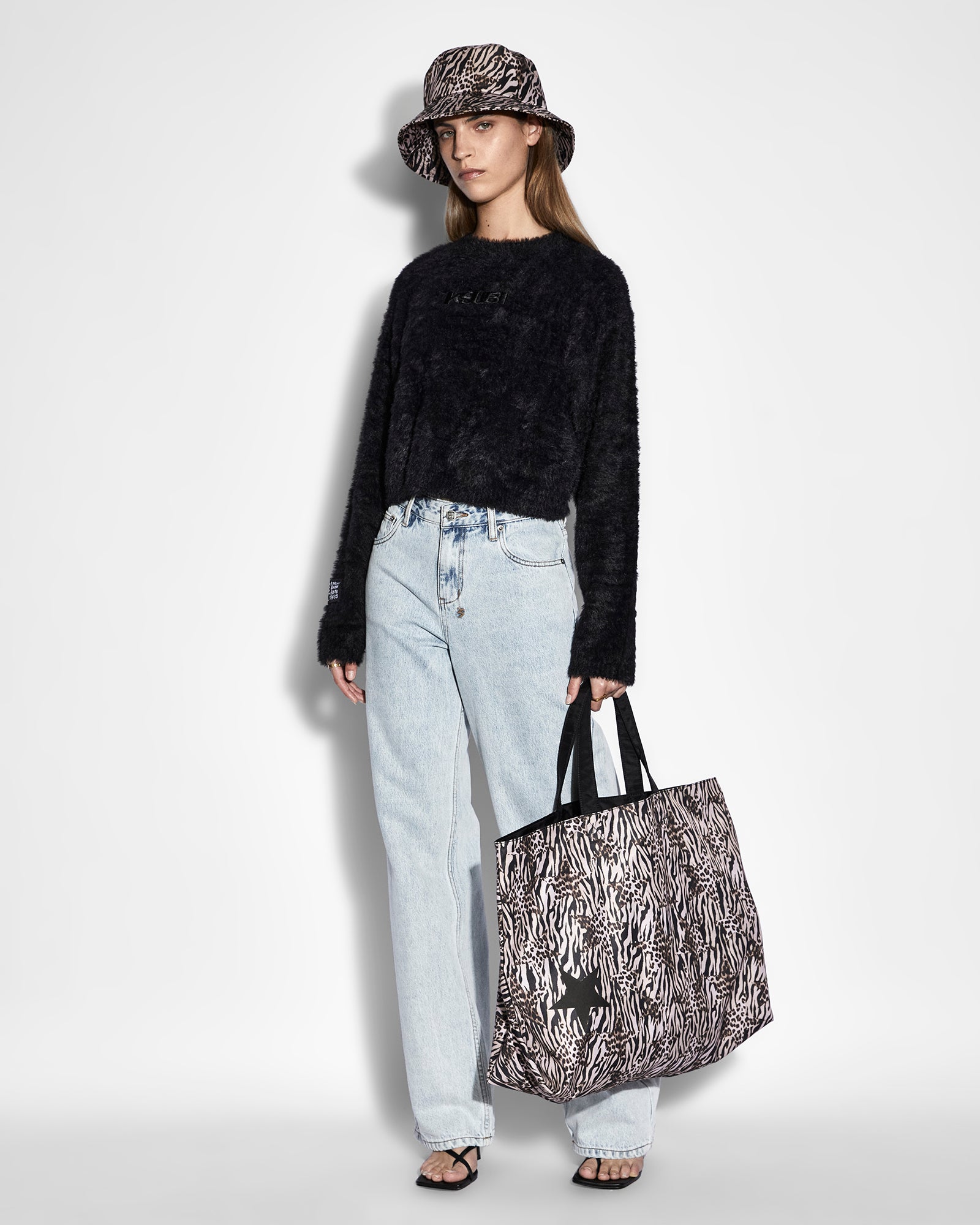 CROPPED SWEATER BLACK - Image 5