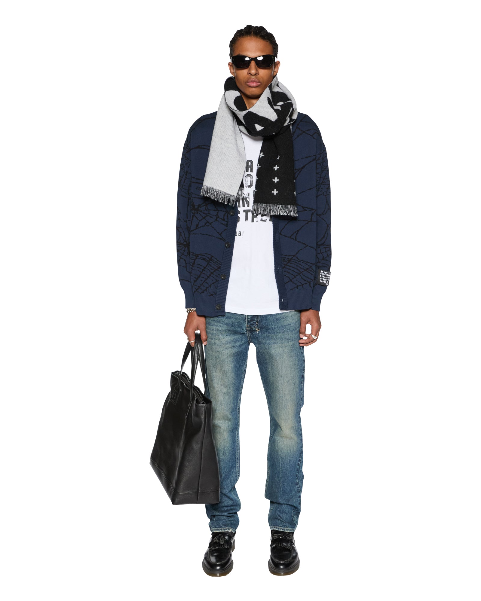 LIES KNIT CARDIGAN GASOLINE - Image 2