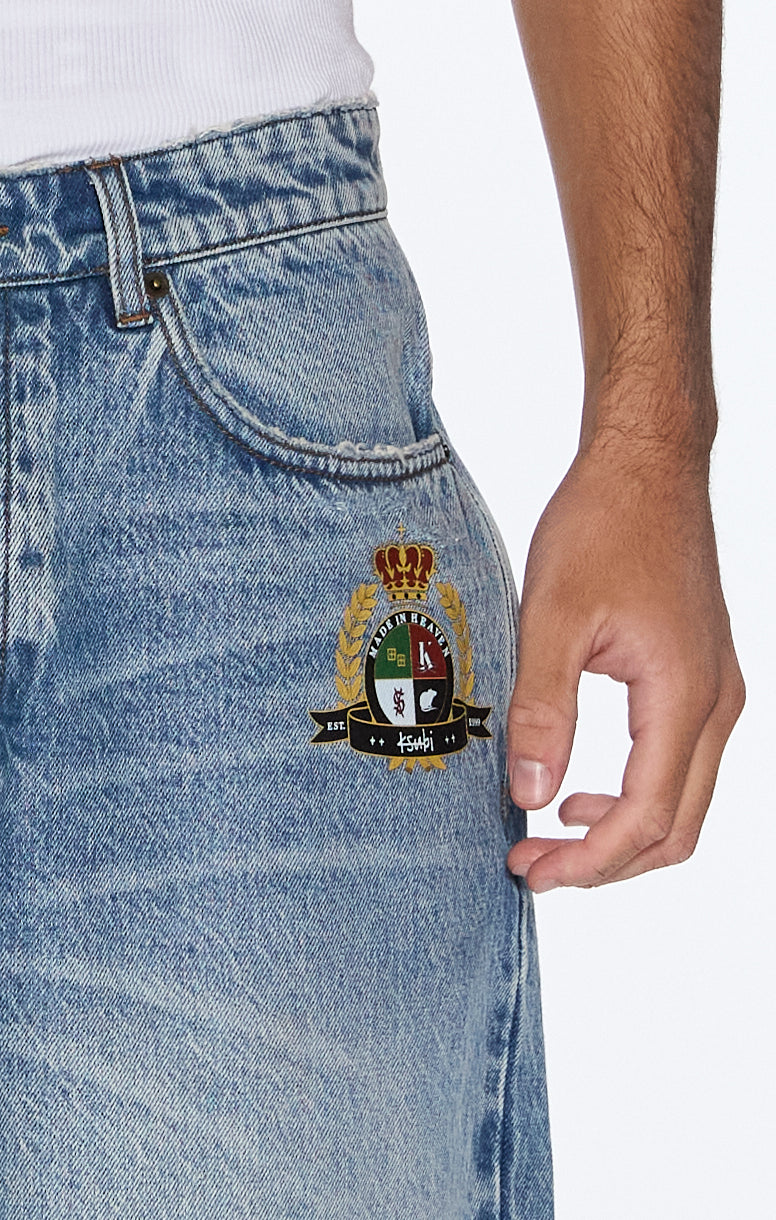 MAXX SHORT 70'S BLUE TRASHED - Image 2