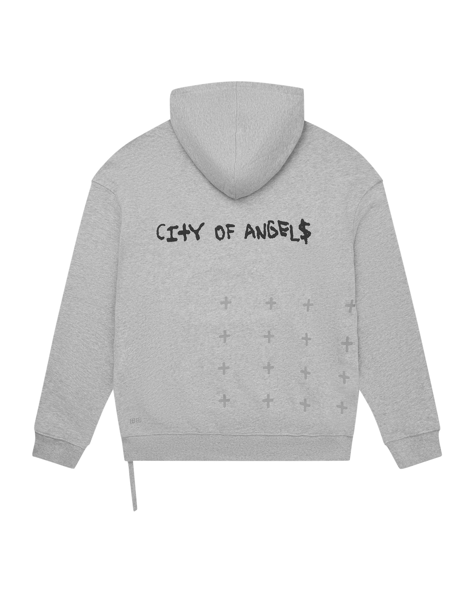 LA 4X4 BIGGIE HOODIE GREY MARLE - Image 6