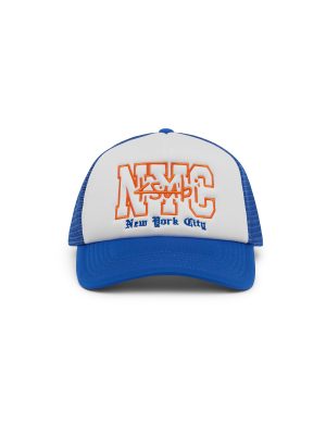 NYC AND THE STREETS TRUCKER CAP BLUE