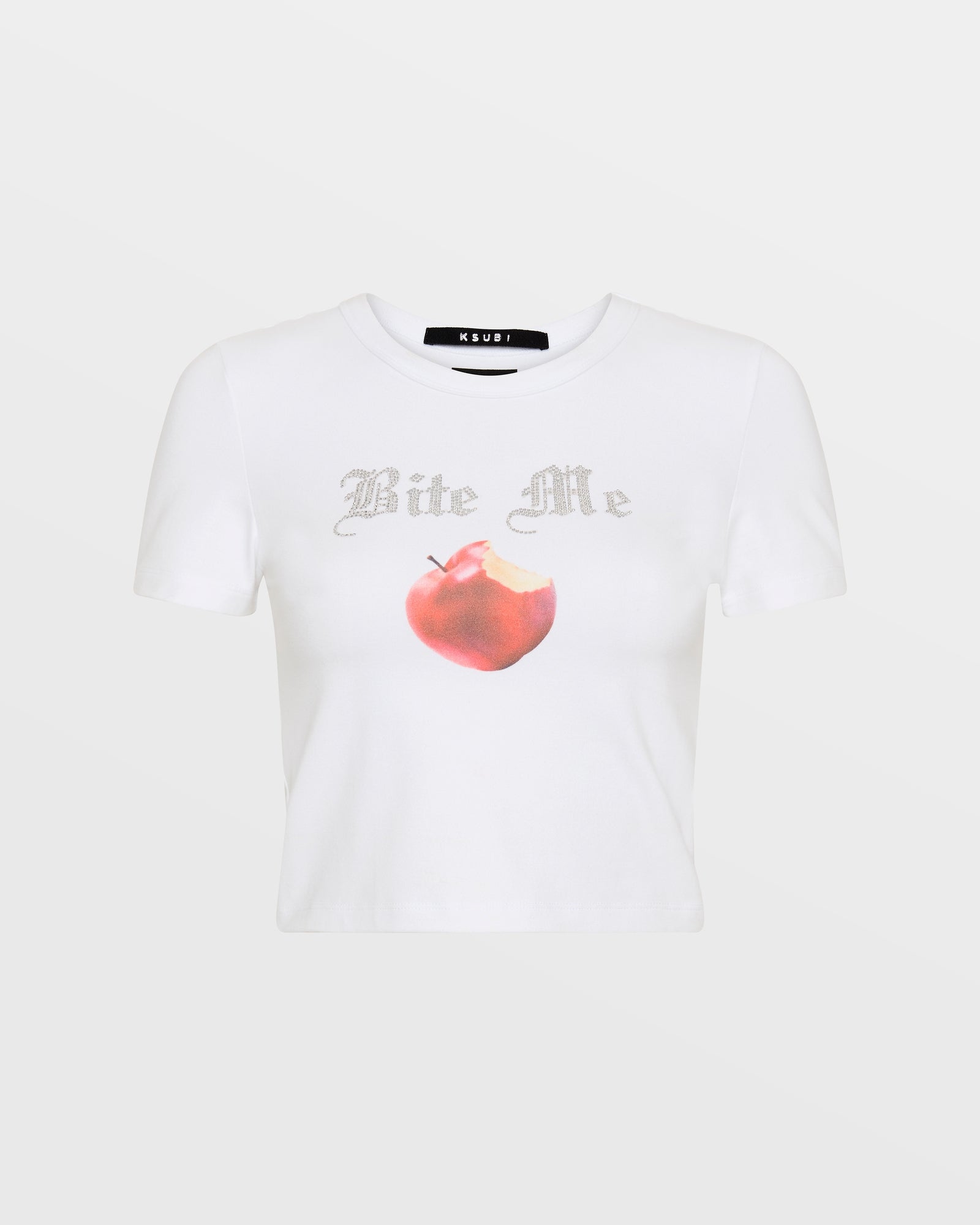 BITE ME BABY SS TEE WHITE - Image 5