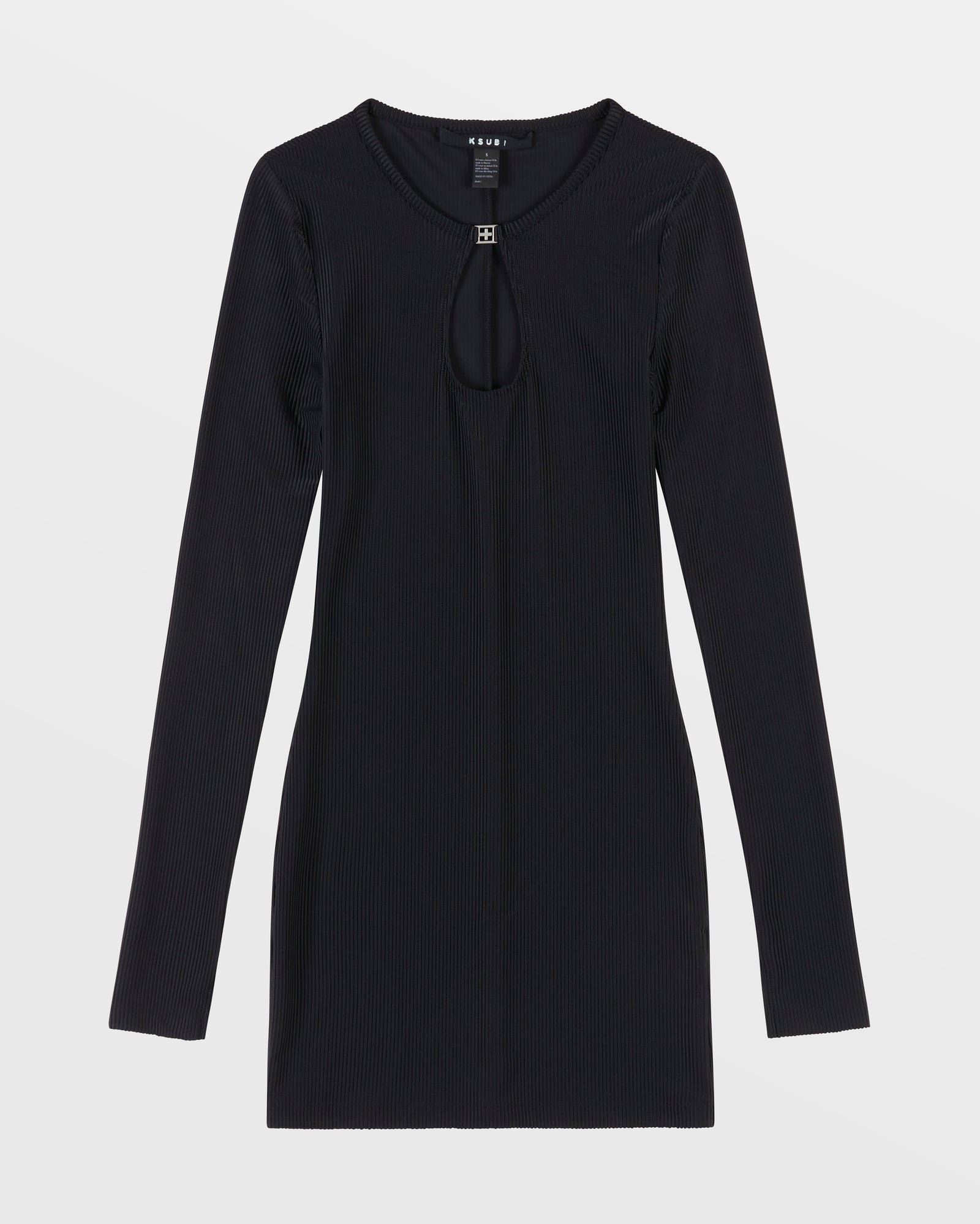 CHARMED KEYHOLE DRESS BLACK - Image 5