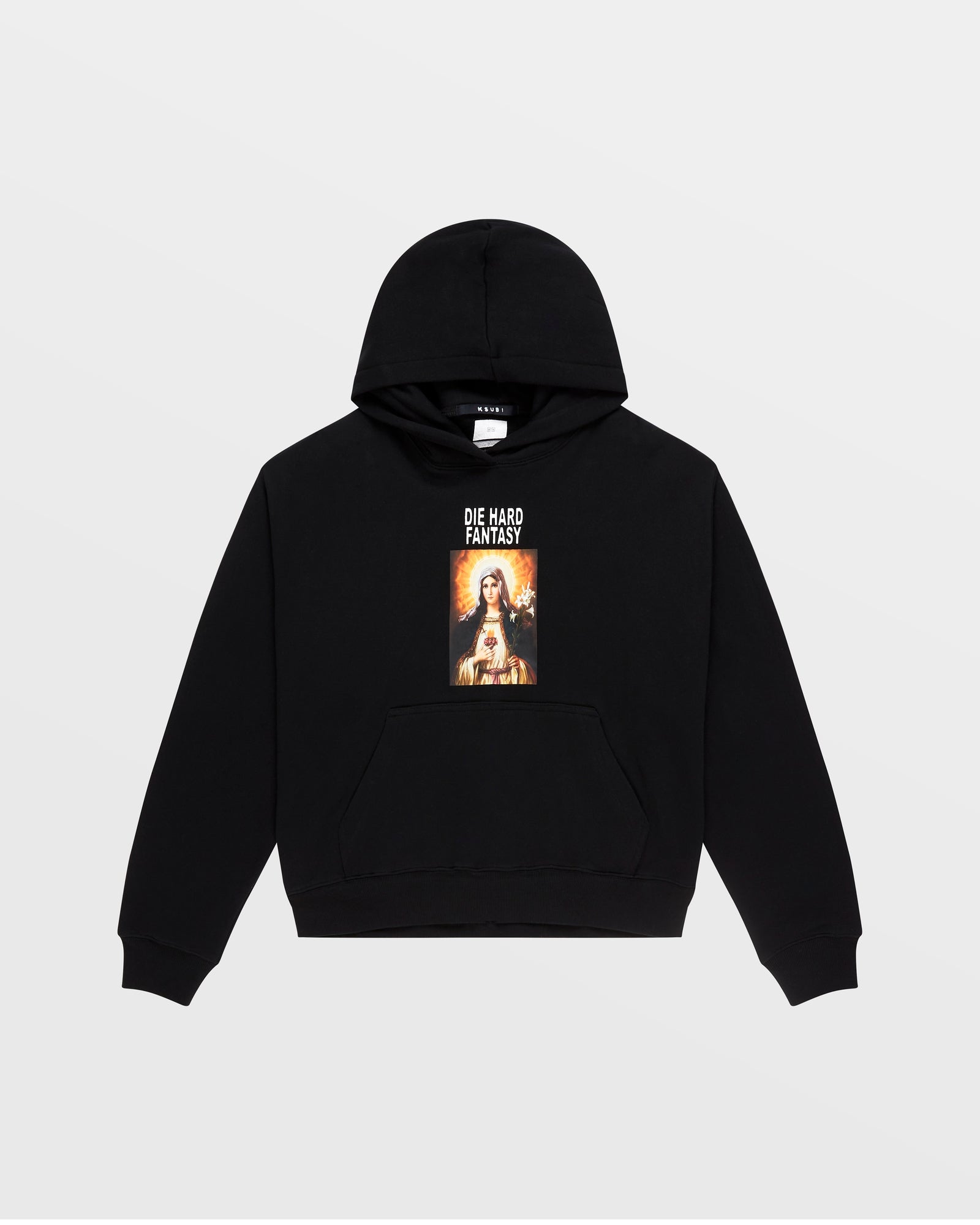 DIE HARD SLOUCH HOODIE BLACK - Image 5