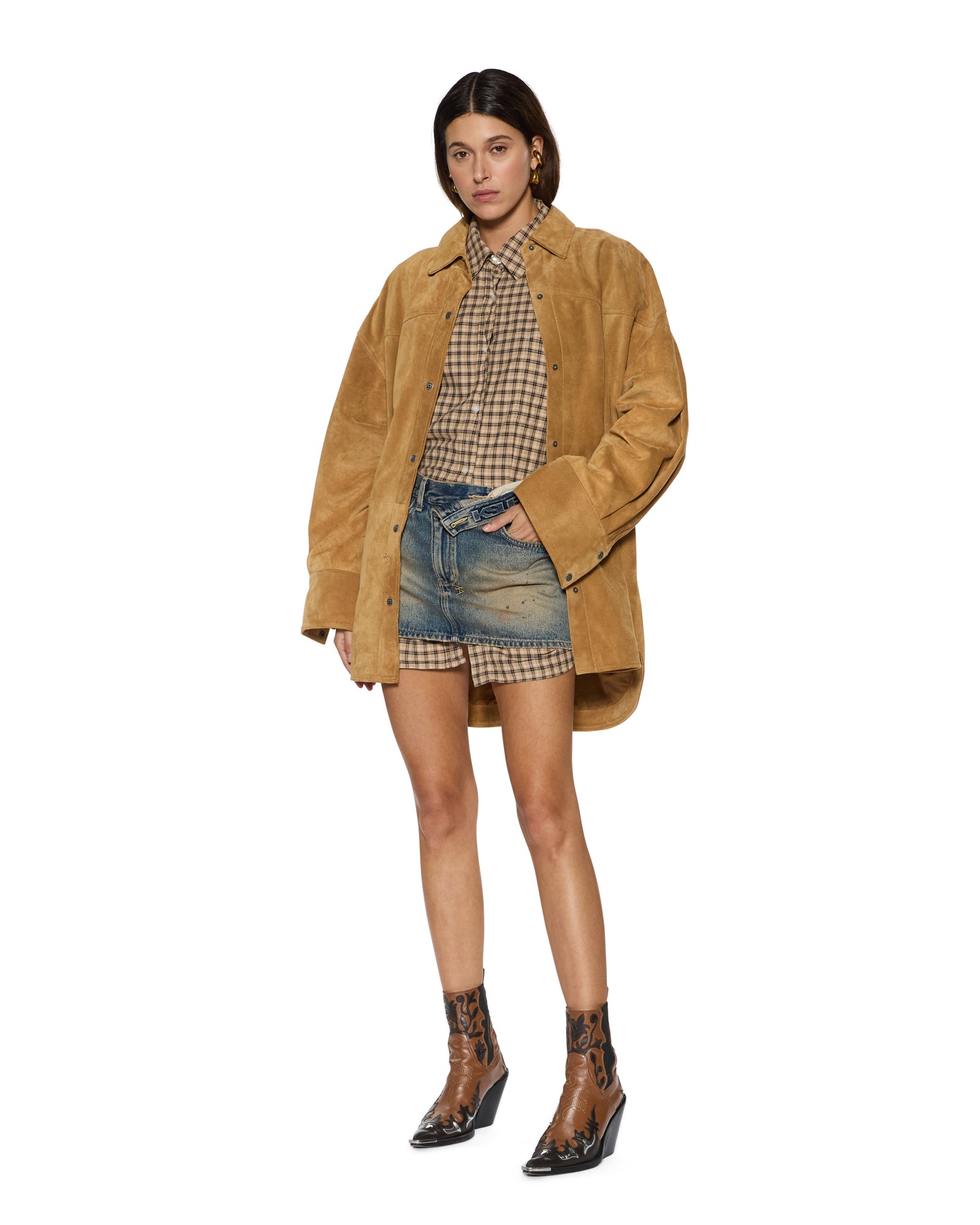 BOXER SHORTS TAN PLAID - Image 2