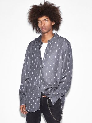 DOLLAGRAM DOWNTOWN LS SHIRT BLACK