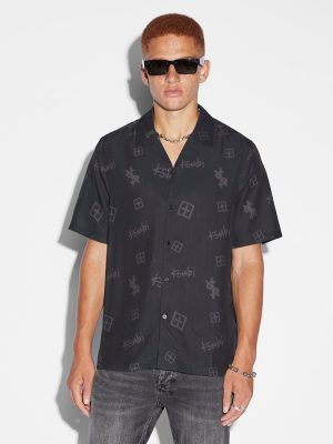 KASH BOX RESORT SS SHIRT COAL