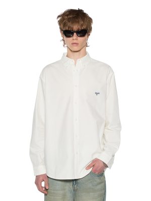 KSIGNATURE BUTTON DOWN LS SHIRT WHITE