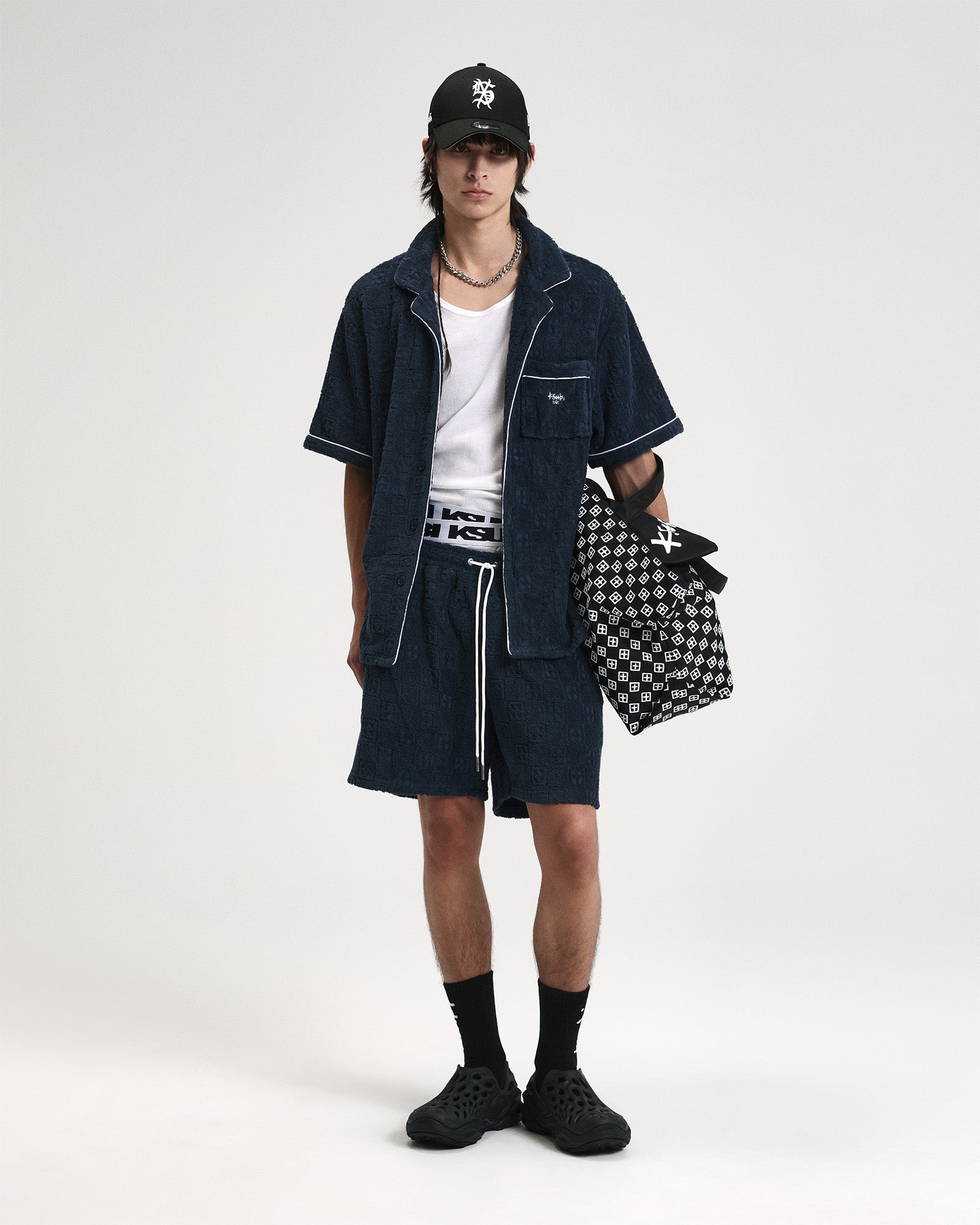 LOUNGE SHORT NAVY - Image 4