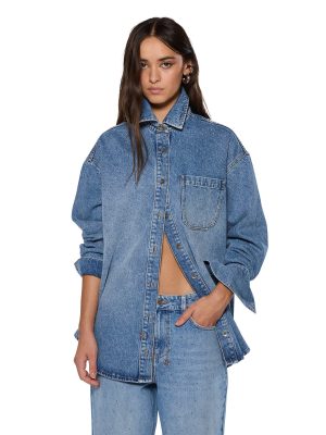 OVERSIZED LS SHIRT KRYSTAL KOMET