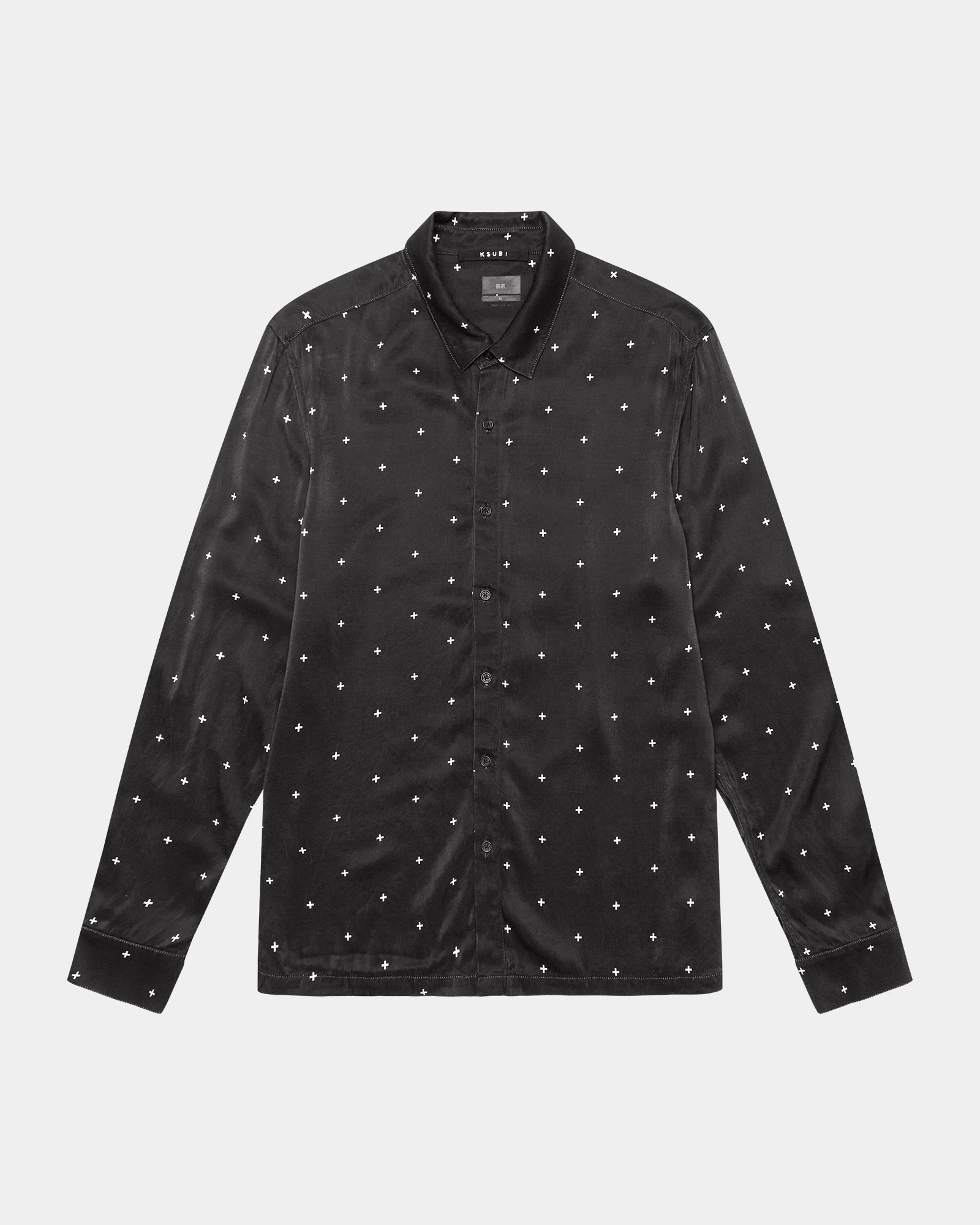 POLKA PLUS LS SHIRT BLACK - Image 5
