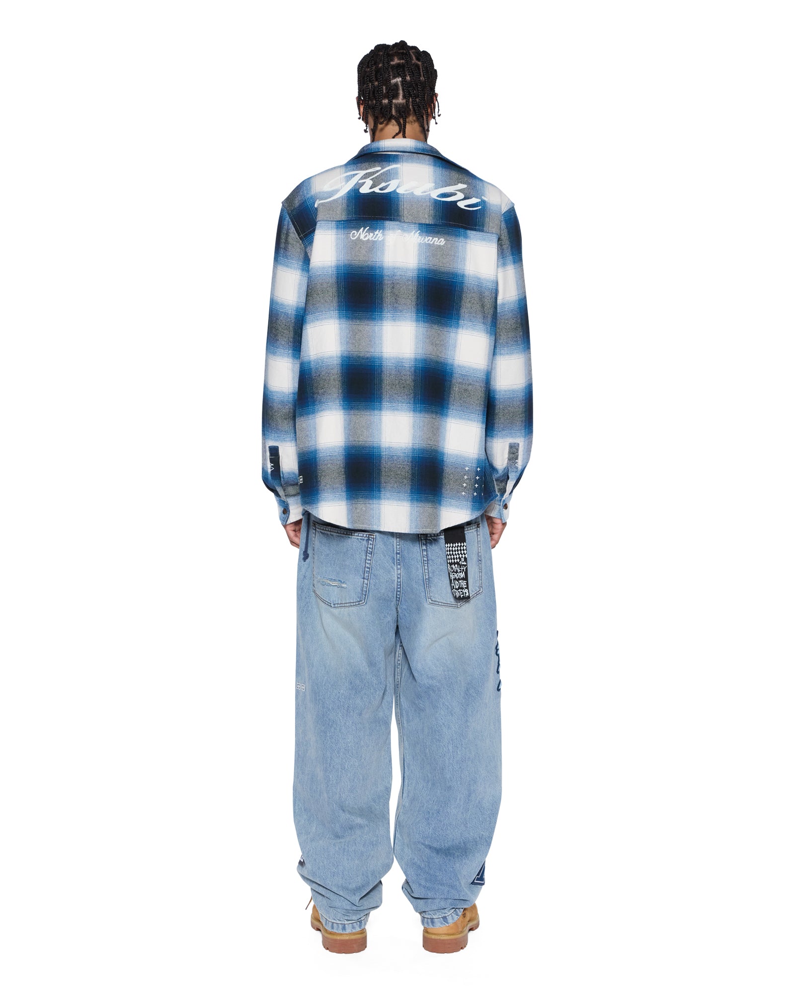 ROSEBOWL LS SHIRT SALTED BLUE - Image 6