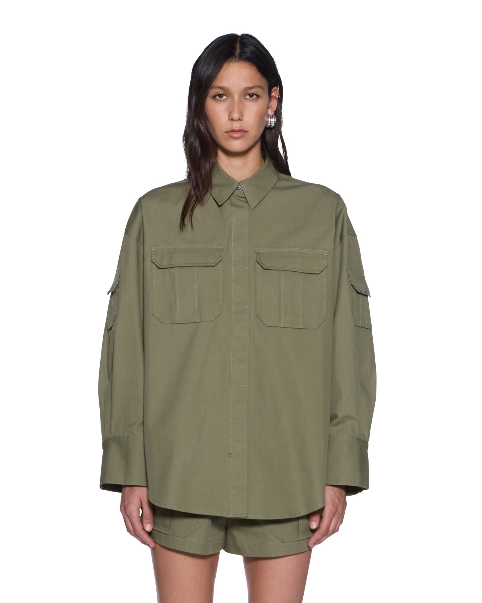 ASTRA LS CARGO SHIRT KHAKI - Image 2