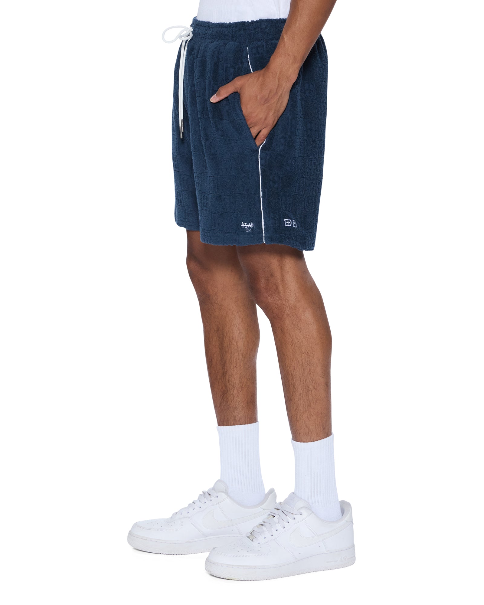LOUNGE SHORT NAVY - Image 3