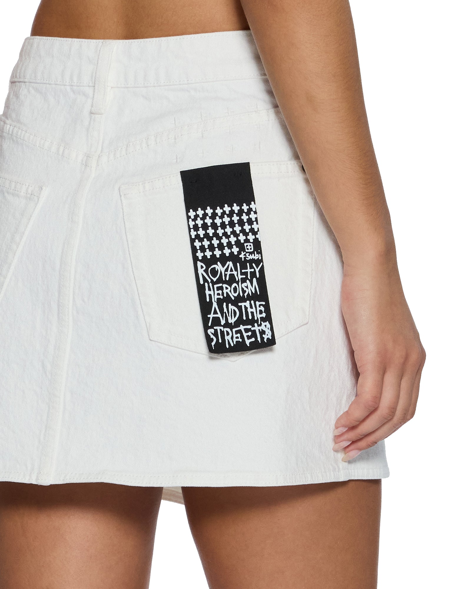 RAP SKIRT CURVE ECRU - Image 4