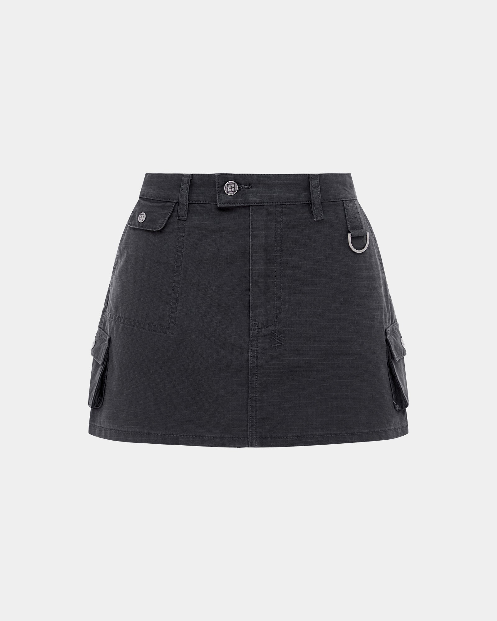 SQUAD MINI SKIRT CHARCOAL - Image 5
