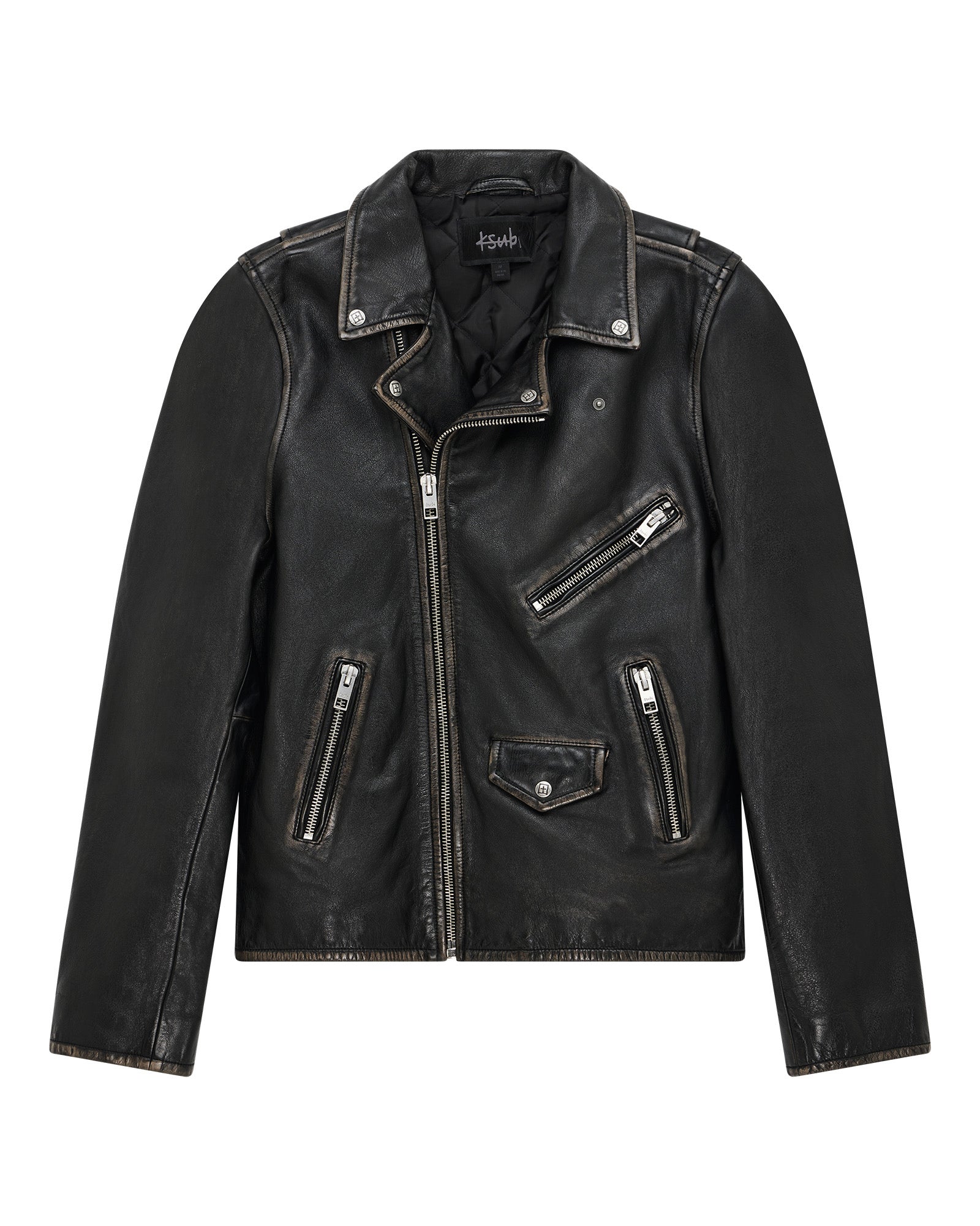 SOTT CAPITOL LEATHER JACKET BLACK - Image 7